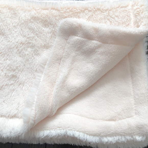 Indigo Baby Blanket, cream - Picture 2 of 7